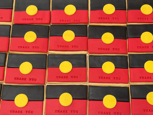 Aboriginal Flag Cookies