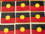 Aboriginal Flag Thankyou Cookies