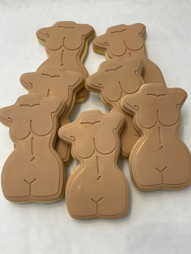 Bronze Female Torso Cookies