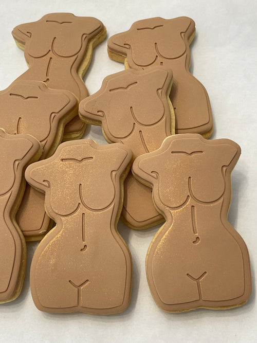 Female Bronze Boob Cookies