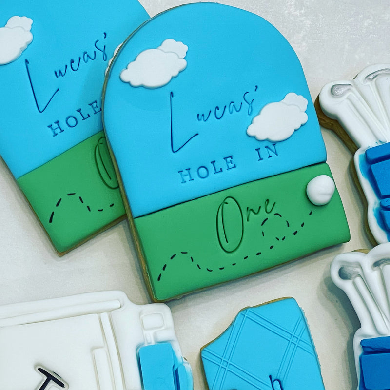 Personalised Golf Arch Cookie