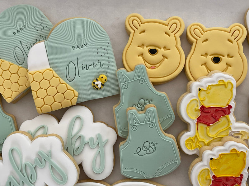 Winnie The Pooh Baby Shower Cookies