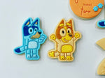 Bluey Cookie and Yellow Bluey Cookie