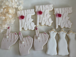 Bridal Shower Dress Cookie and Engagement Cookies