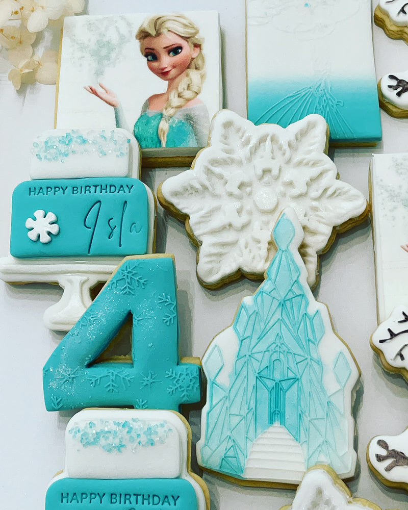 Elsa Happy Birthday Cookies