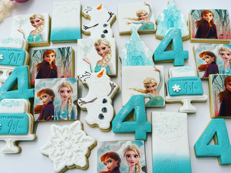 Elsa and Anna Frozen Cookie Set