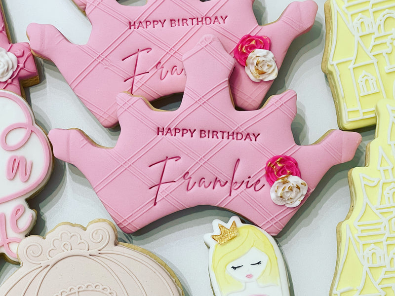 Happy Birthday Pink Cookie
