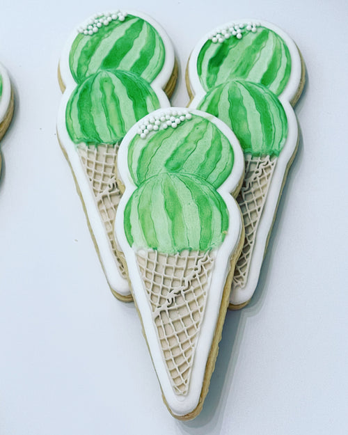 Melon Icecream Cookies