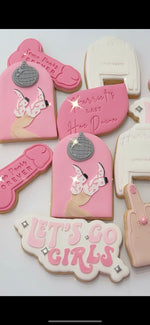 Pink Cowboy Hens Cookies