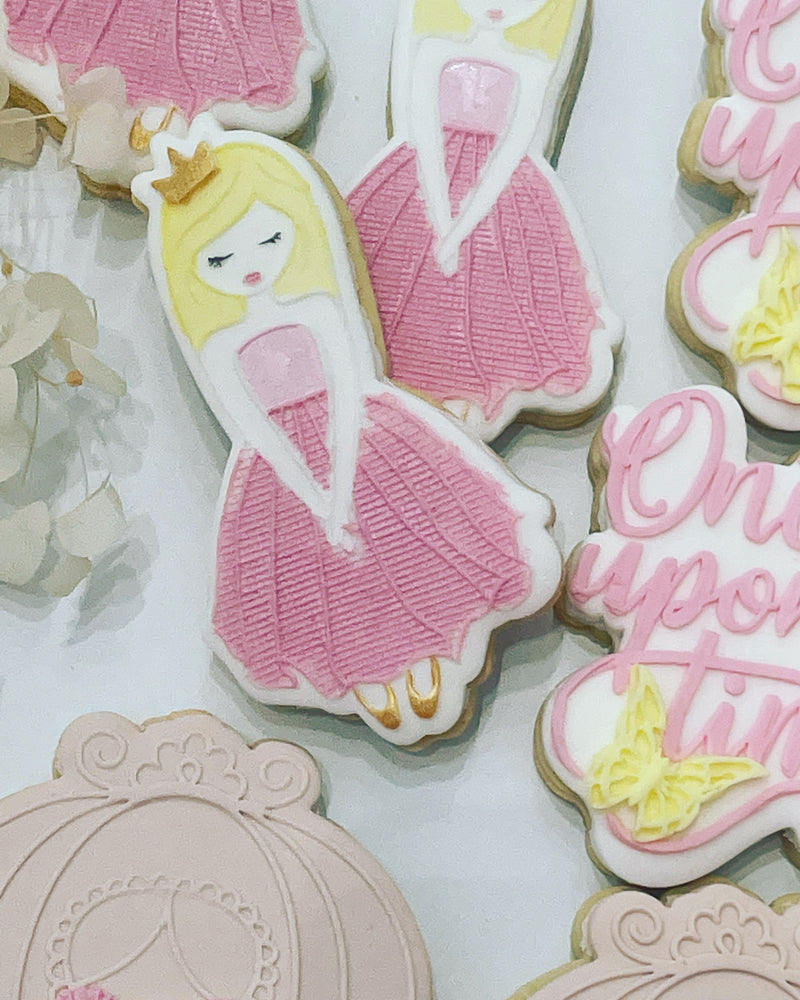 Princess Yellow and Pink Cookie