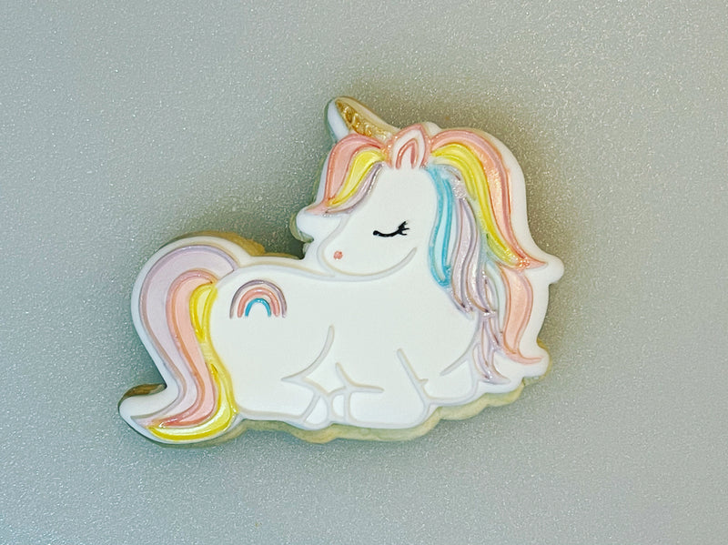 Single Unicorn Cookie