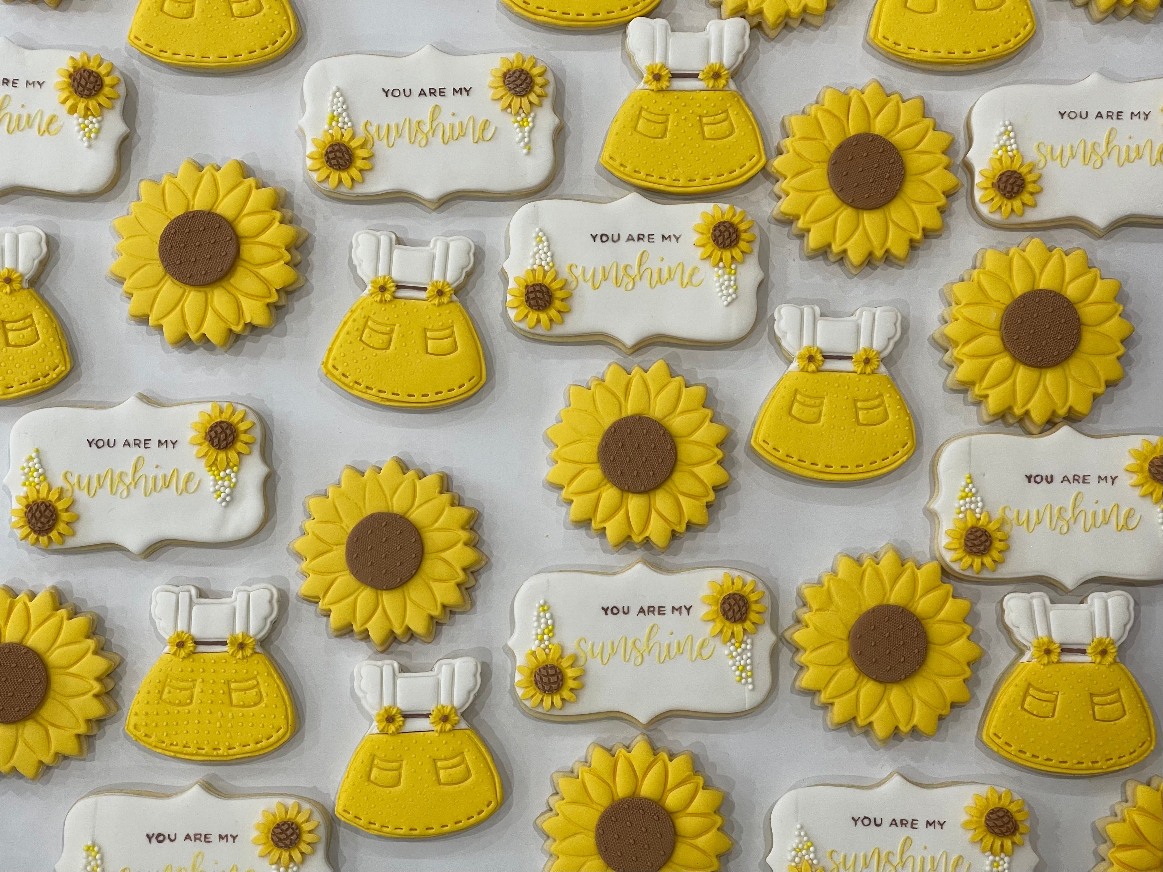 Sunflower Baby Shower Cookies Sophia's Cookie Creations
