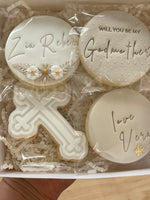Luxury Godparent Proposal Pack - Will you be my Godmother Cookies