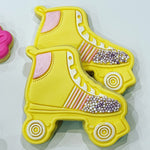 Yellow Roller Skate Cookies